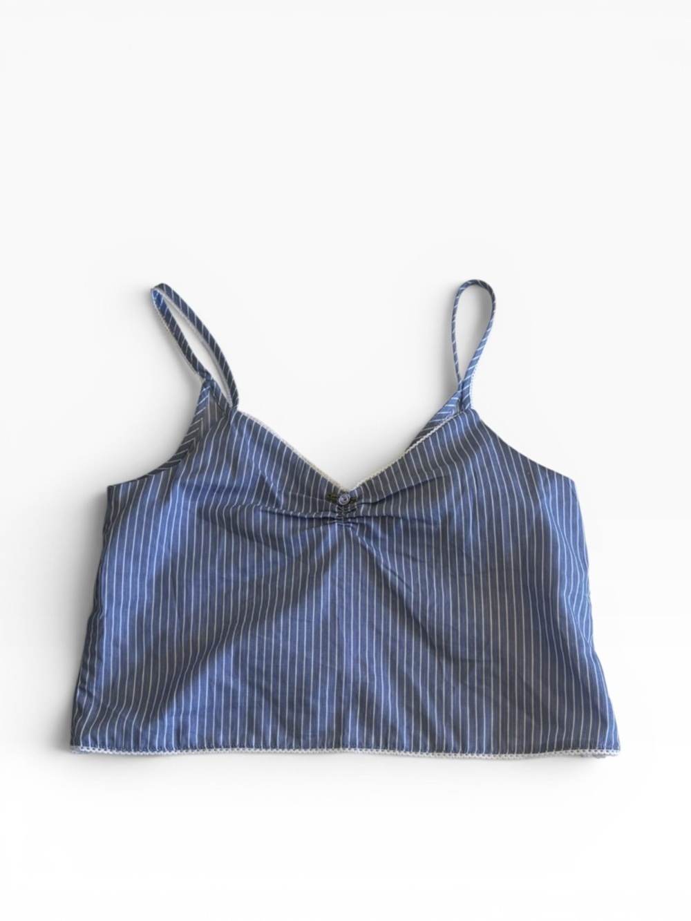 Pull&Bear Light Blue Striped Shirt Inner Lining